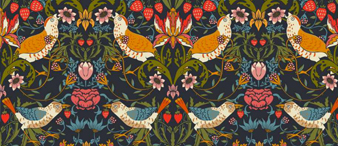 【26-cv-21413】一张维多利亚花鸟浆果无缝拼接图TRO版权侵权案来袭，跨境卖家速自查避坑！