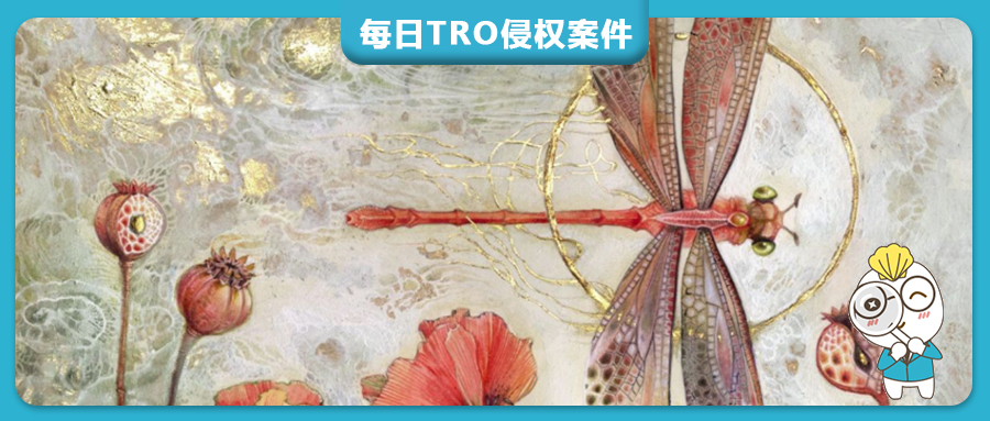 【26-cv-4086】Stephanie Pui-Mun Law发起版权侵权TRO诉讼，涉3张蜻蜓插画周边全品类，跨境电商卖家注意排查产品了！