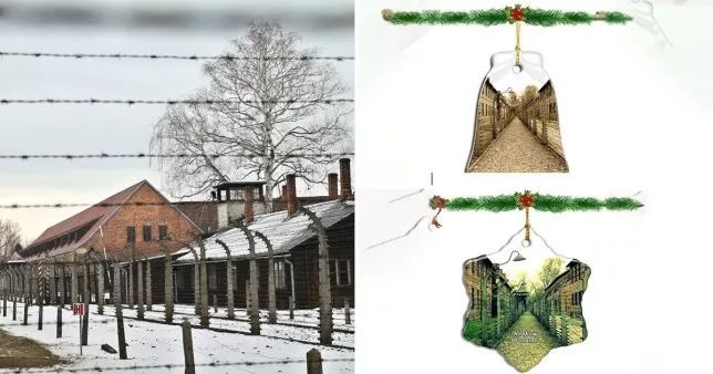 亚马逊产品再引争议，下架印有奥斯威辛集中营照片的圣诞装饰品
