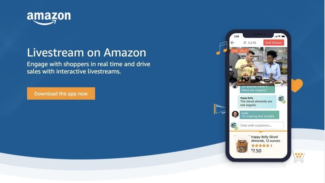 亚马逊Amazon Live直播功能全站上线，品牌卖家如何直播卖货？