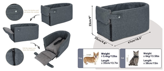 【22-24013】Pet Car Seat宠物汽车座椅外观专利维权起诉，